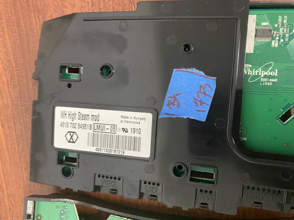 Whirlpool 4619 702 54951B Washer Control Board AZ45624 | BK1773