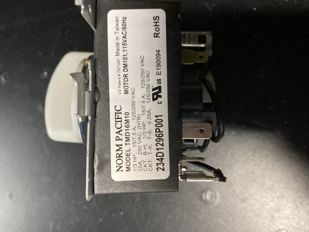 GE TMD16M10 234D1296P001 Dryer Timer