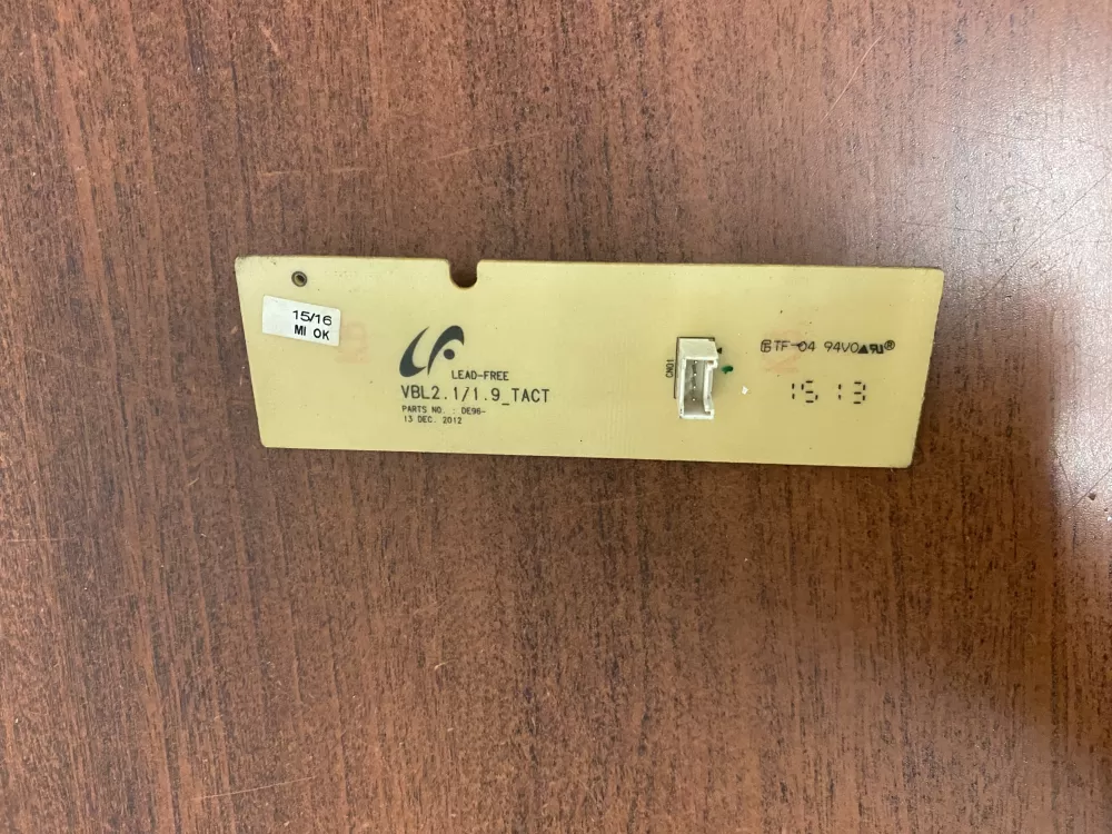 Samsung E316362 Control Panel AZ49202 | BK1801