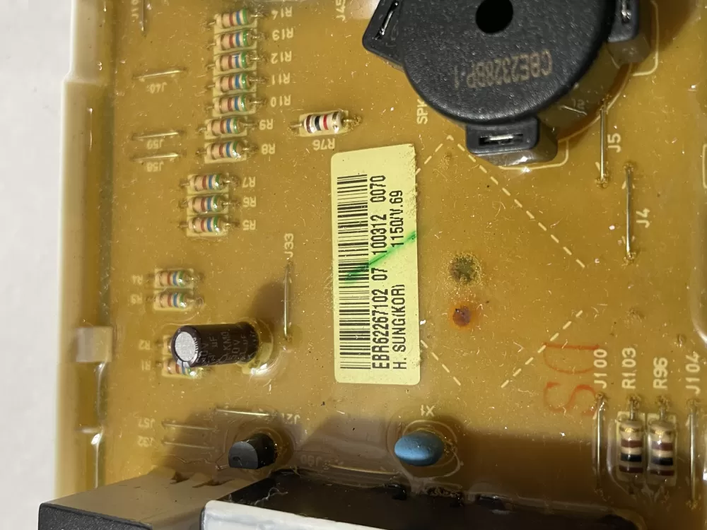 LG EBR62267105 EBR62267102 EAX60993601 Washer Control Board AZ200348 | Wmv898
