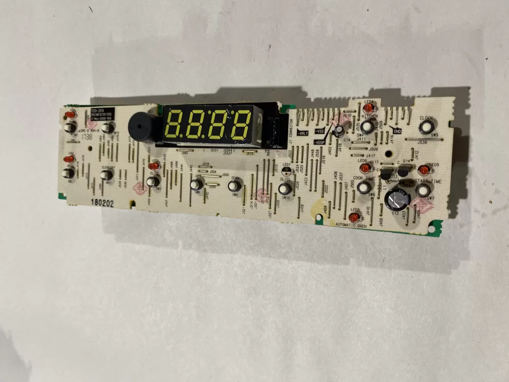 GE 2RC4B10191100 T09-2K9 Oven Control Board