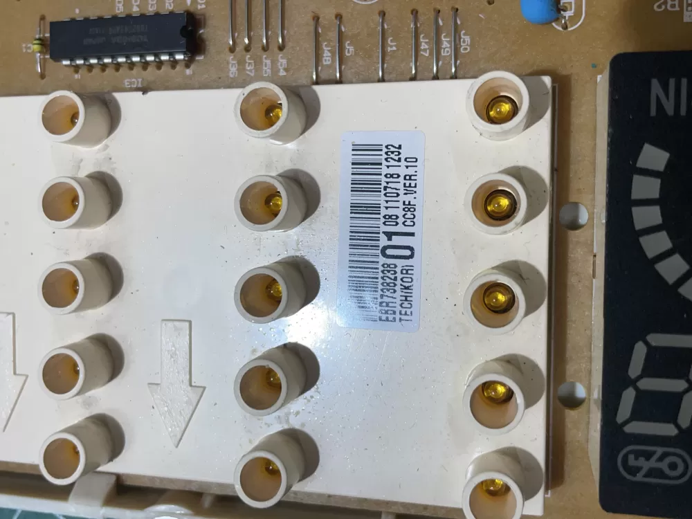 LG EAX32221203 EBR73823801 Washer Control Board AZ196310 | Wmv886