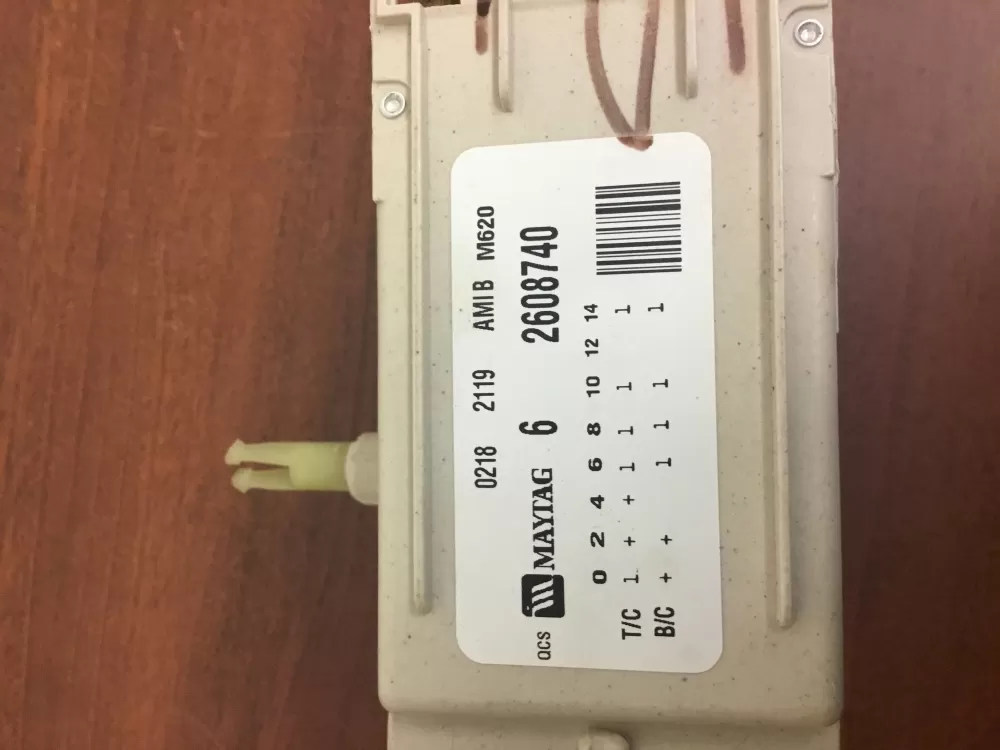 Maytag 62608740 6 2608740 2608740 22003370 Washer Timer AZ33799 | NR1687