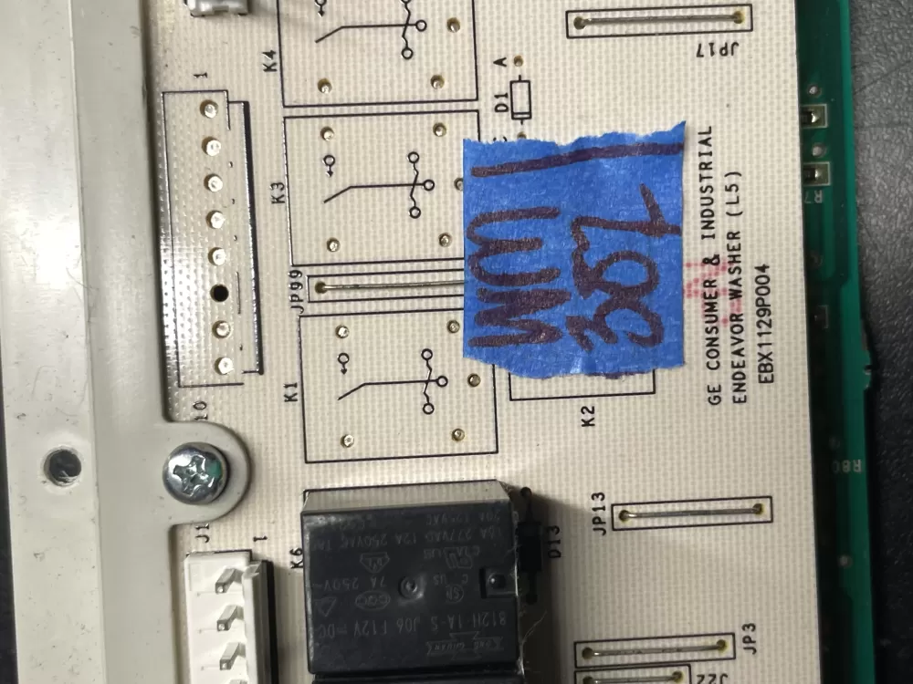 GE WH12X10614 175D5261G039 EBX1129P004 Washer Control Board AZ36530 | Wm383