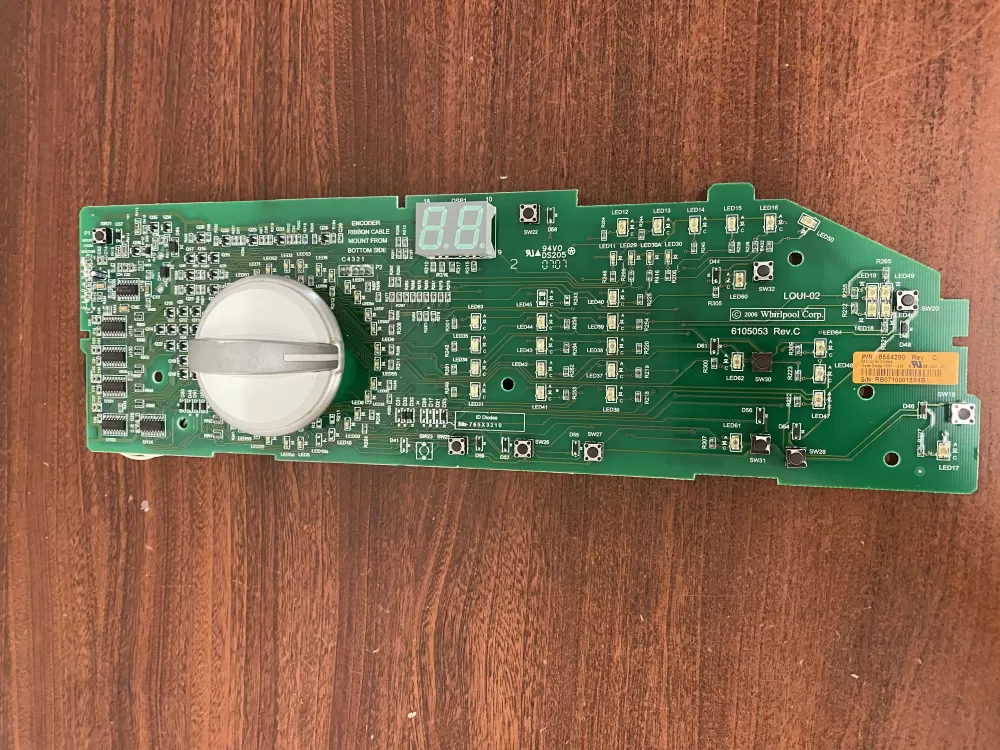 Whirlpool  Maytag  Kenmore 8564290 8565349 Washer Control Board