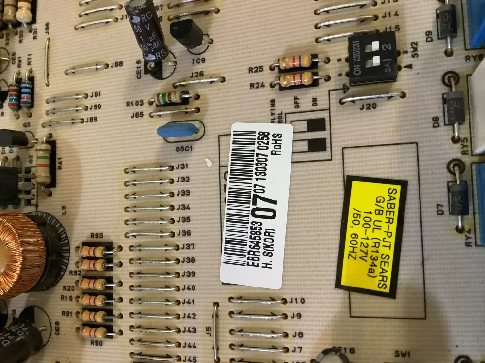 LG Kenmore EBR64585302 EBR64585307 Refrigerator Control Board AZ208588 | NR90