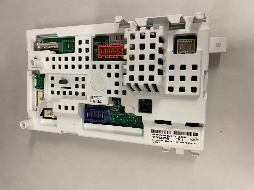 W10581549 Whirlpool Washer Control Unit Machine And Motor