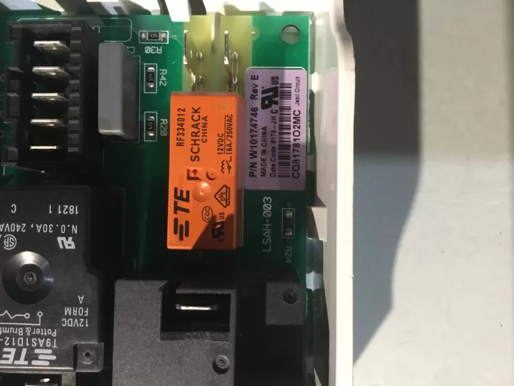 Whirlpool Maytag Kenmore W10182365 Dryer Control Board AZ117243 | BG2174