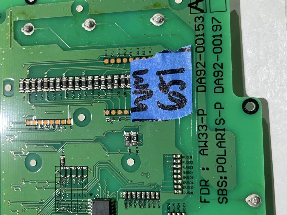 Samsung DA92 00153A Refrigerator Control Board AZ113770 | Wm651