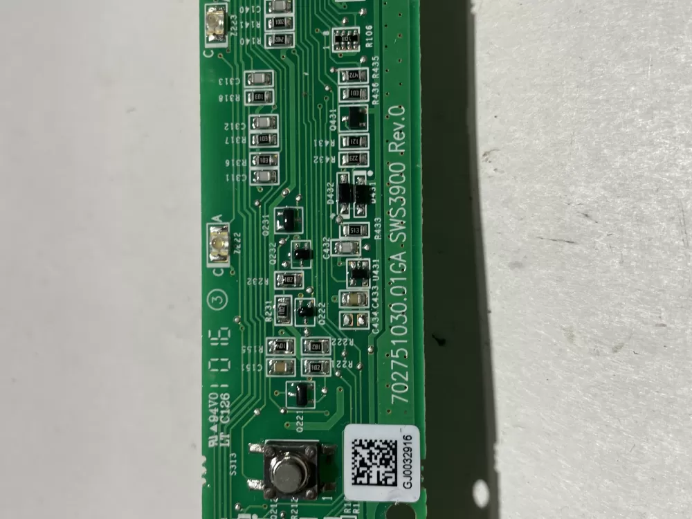 GE Dishwasher User Interface 702751030.01GA AZ124481 | Wm251