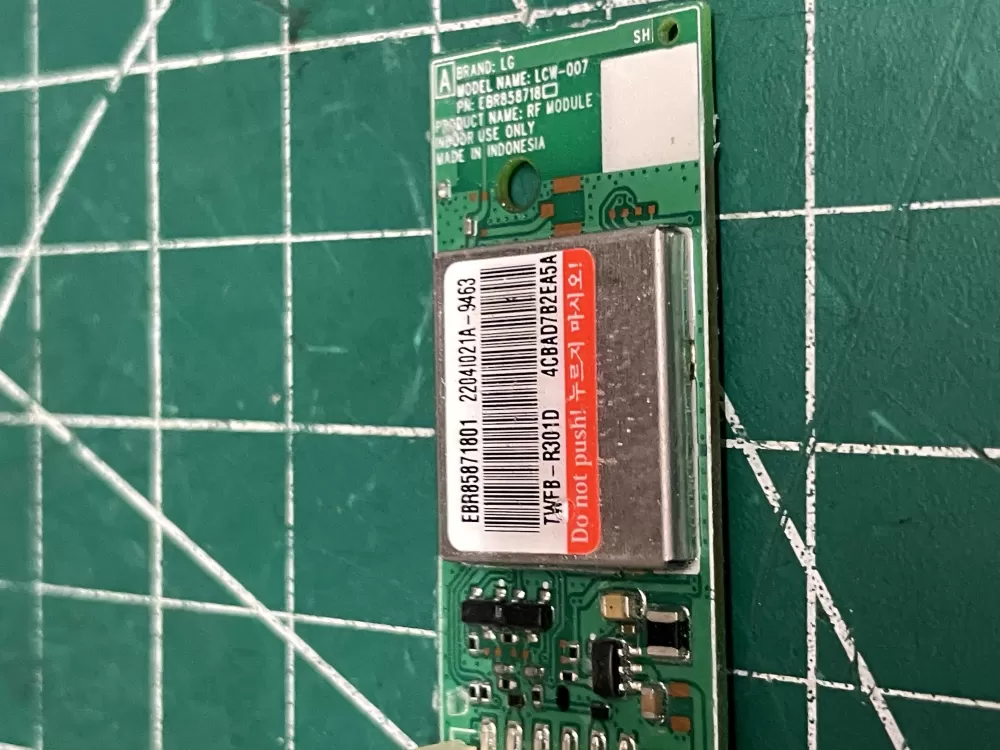 LG AGL75675201 EBR81815701 Dishwasher Control Panel AZ208911 | Wm1950