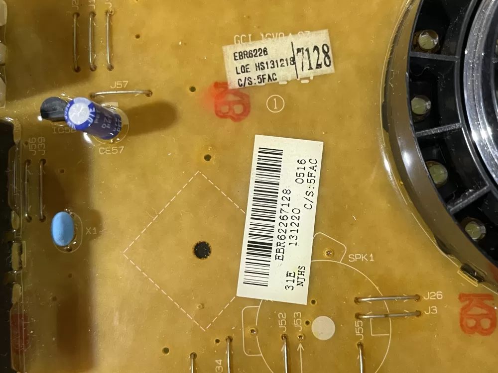 LG EBR62267115 EBR62267118 EBR62267128 Washer Control Board AZ160603 | Wmv674