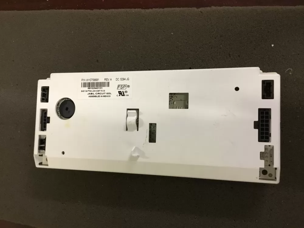 Whirlpool W10758681 Refrigerator Control Board AZ90727 | NR1254