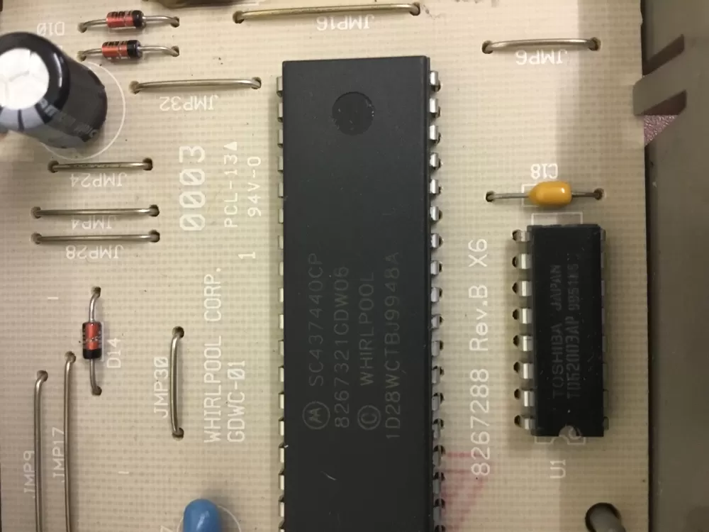 Kenmore Whirlpool 8267288 Dishwasher Control Board AZ28946 | NR81