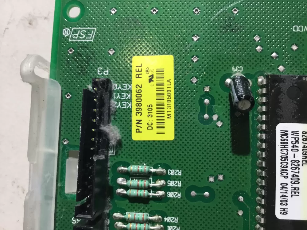Whirlpool WP8546219 Dryer Control Board AZ38096 | NR2