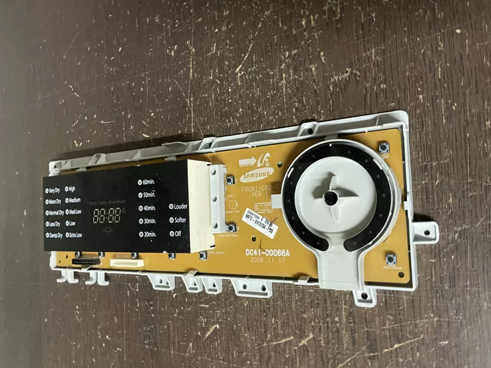 Samsung MFS-DV318A-S0  AP4337033  DC41-00066A  2025722  20091008  PS4250820 Dryer UI Control Board