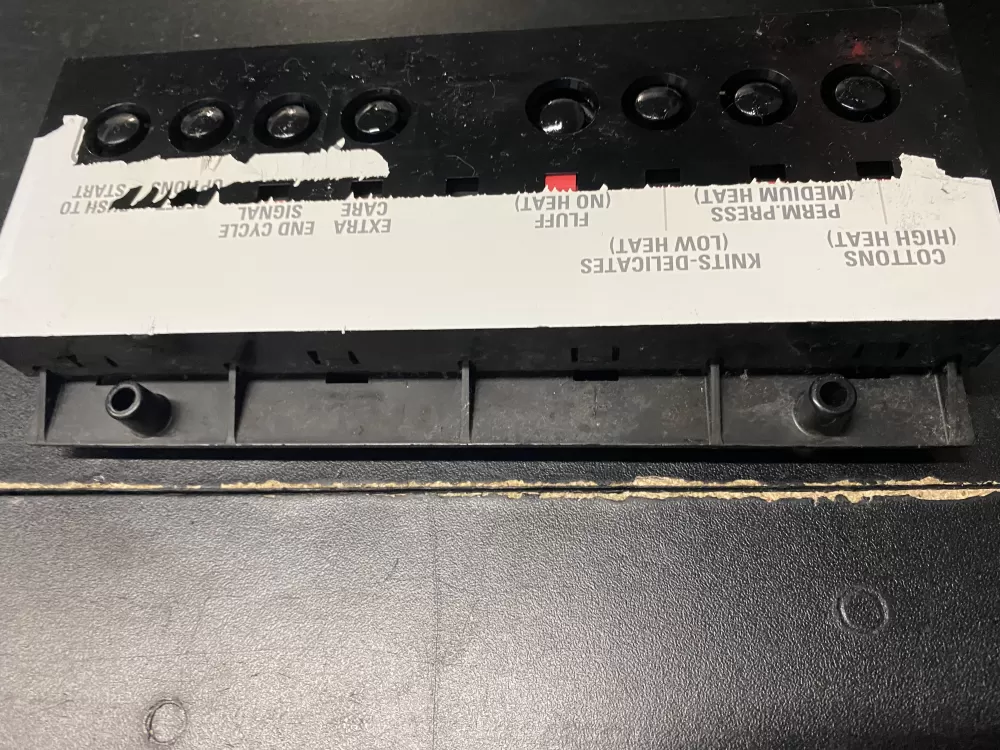 GE 175D2078G001 Dryer Selector Switch Push Button Control