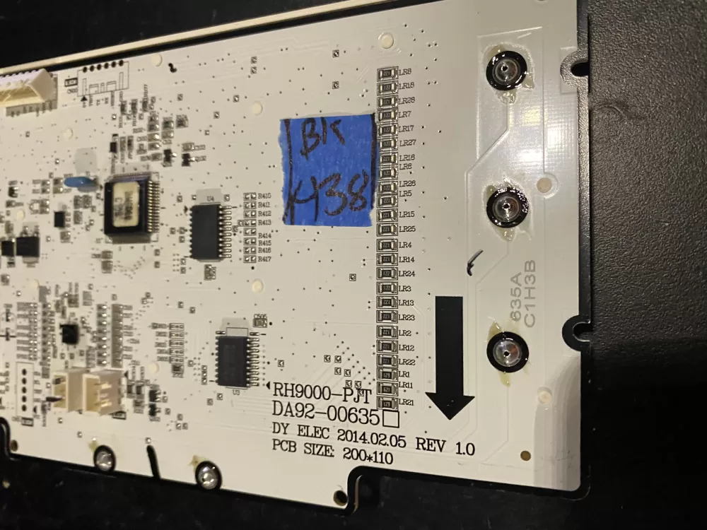 Samsung 00635a Refrigerator Control Board Dispenser Assembly AZ24714 | BK438