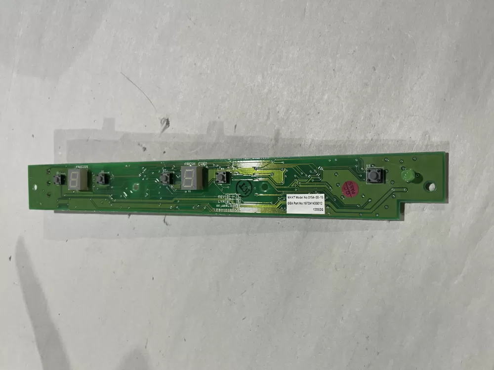 GE 197d4143g012 Ebx1018g003 Refrigerator Control Board AZ177052 | Wm485