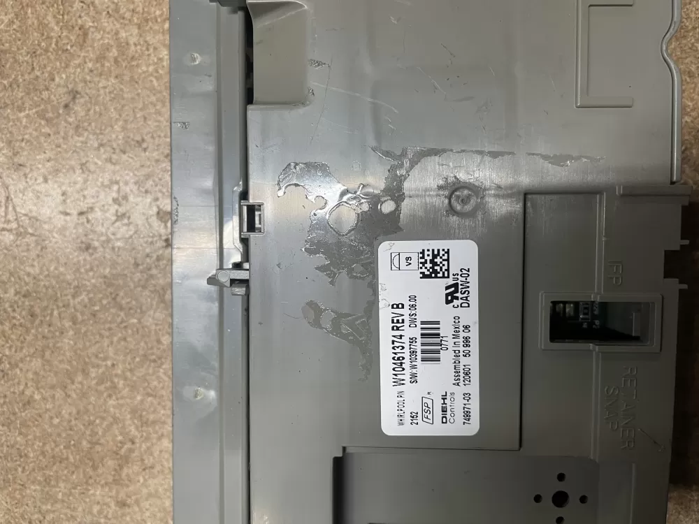 Kenmore W10473198 PS3651409 Dishwasher Jenn Air Control Board AZ14190 | KM779