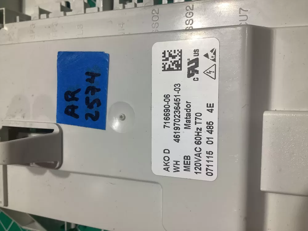 Whirlpool 716690 06 Washer Control Board AZ167731 | AR2574
