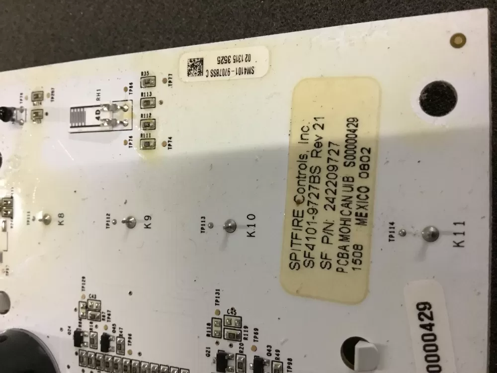 Electrolux 242209727 Refrigerator UI Display Control Board AZ81428 | NR1561