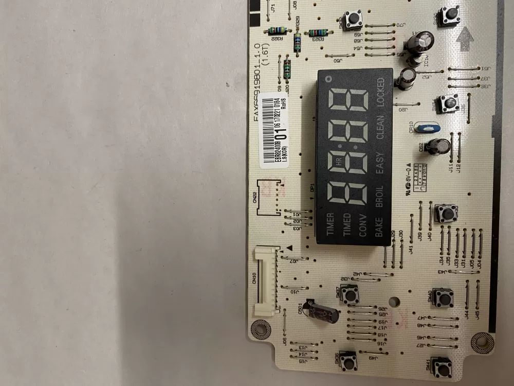 LG EBR82400801 Range Oven Range Control Boardl AZ207126 | BK2212