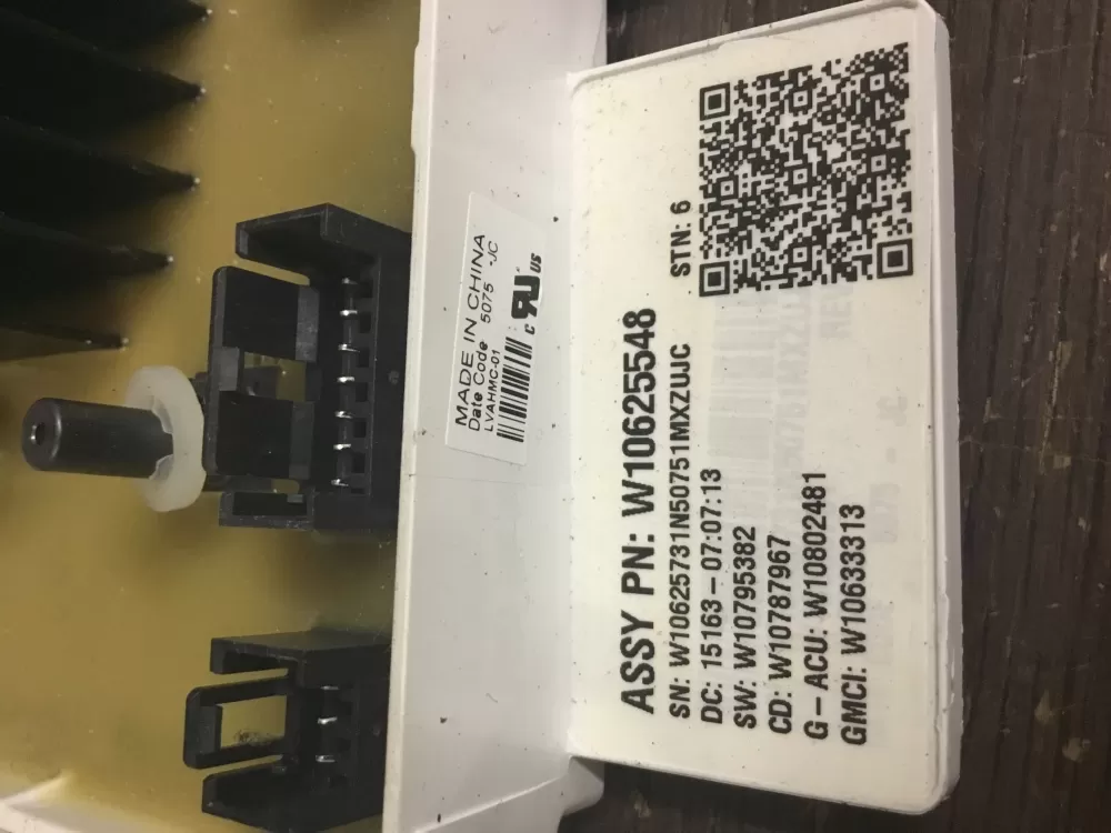 Whirlpool W10625548 W10812418 W11689205 Washer Control Board AZ19518 | NR176