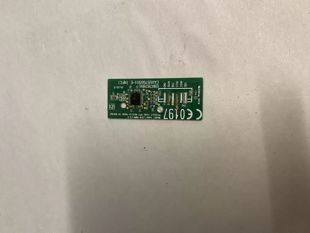 LG EBR80574938  AP6982795  EBR78789101 Washer User Interface Control Board