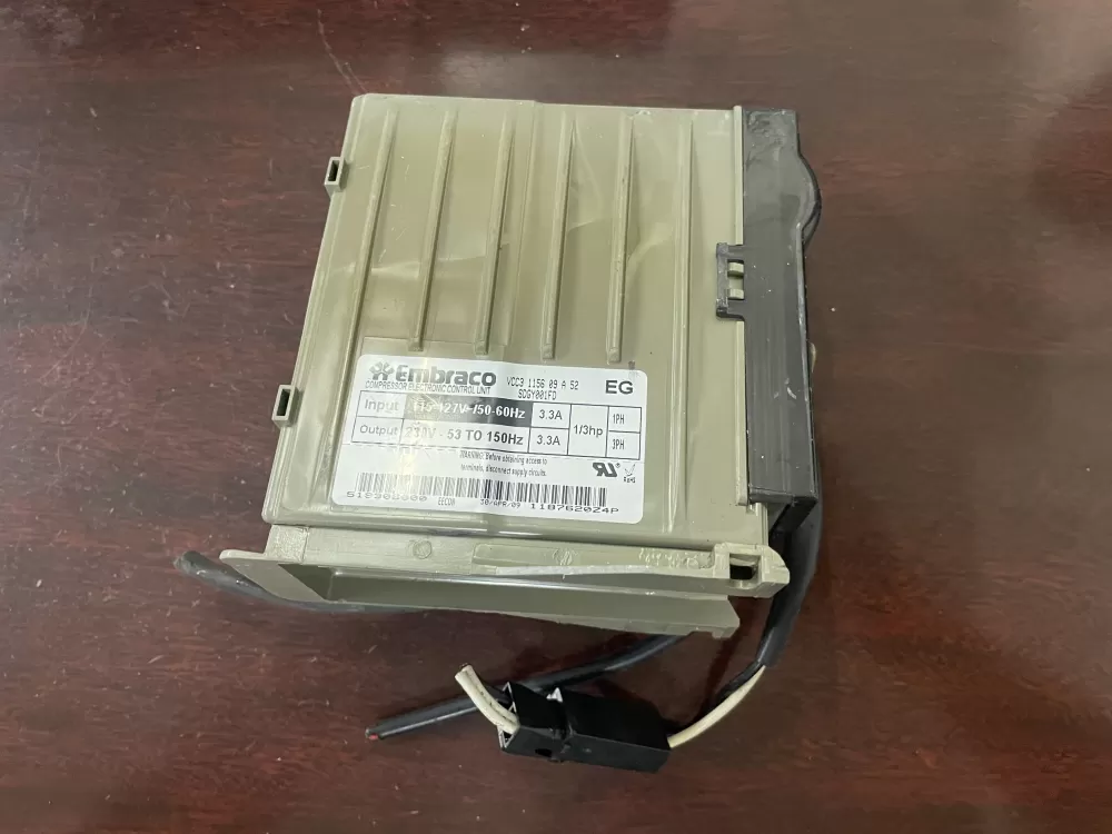 GE VCC3 1156 09 A 52  219323010  Refrigerator 