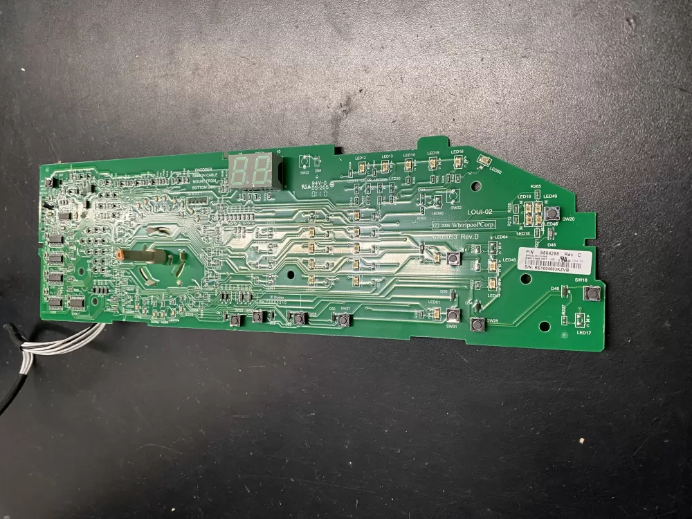 Whirlpool 8564295 User Interface Control Board AZ23173 | BK662