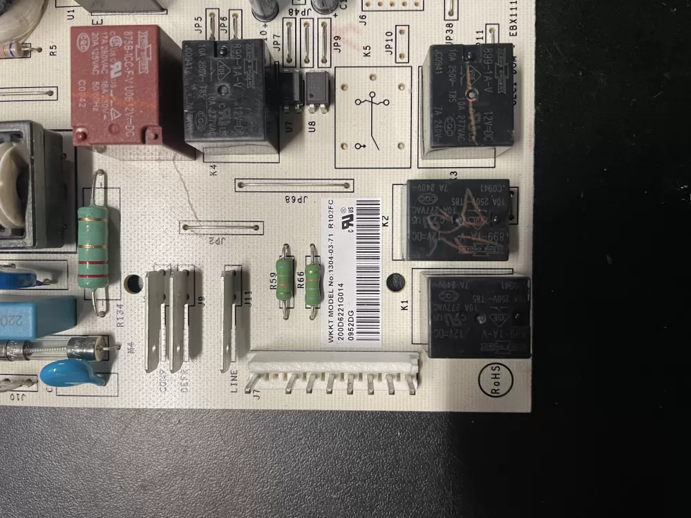 GE WR55X10942 WR55X10699 200D6221G014 EBX1110P002 200D6221G016 Refrigerator Control Board