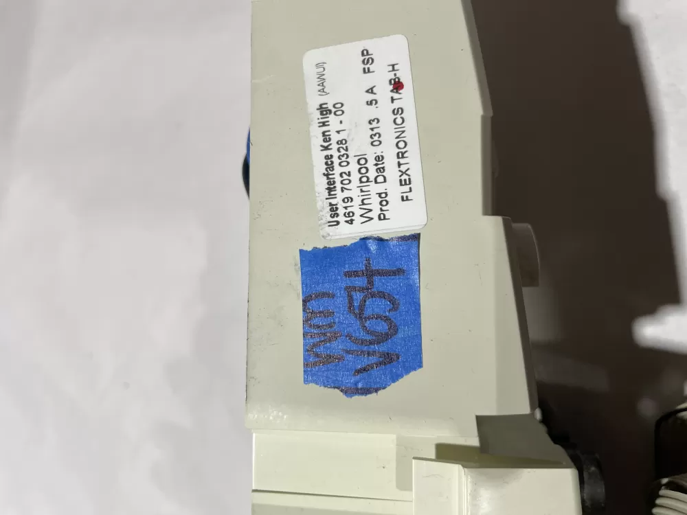 Whirlpool 461970203283 Washer Control Board UI Assembly AZ111483 | Wmv655