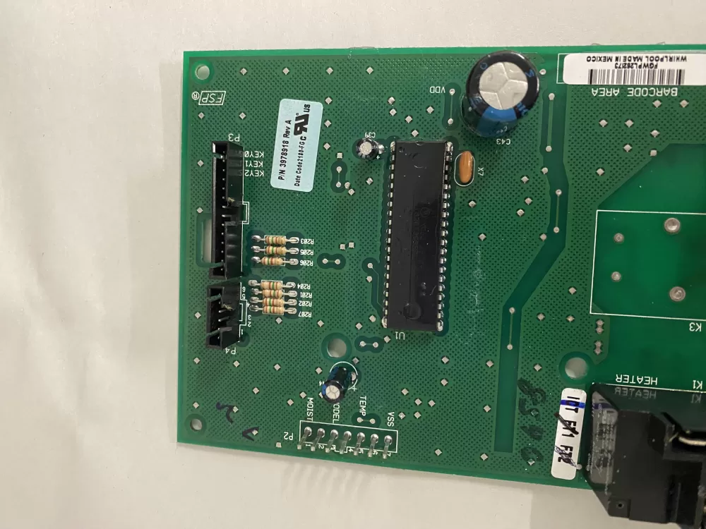 Whirlpool Kenmore WP8546219 3980062 A Dryer Control Board AZ203191 | BK2314