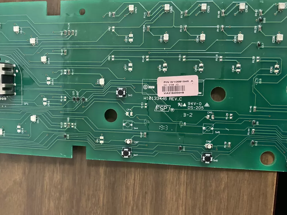Whirlpool W10581946 Washer Control Board AZ31852 | BK1676