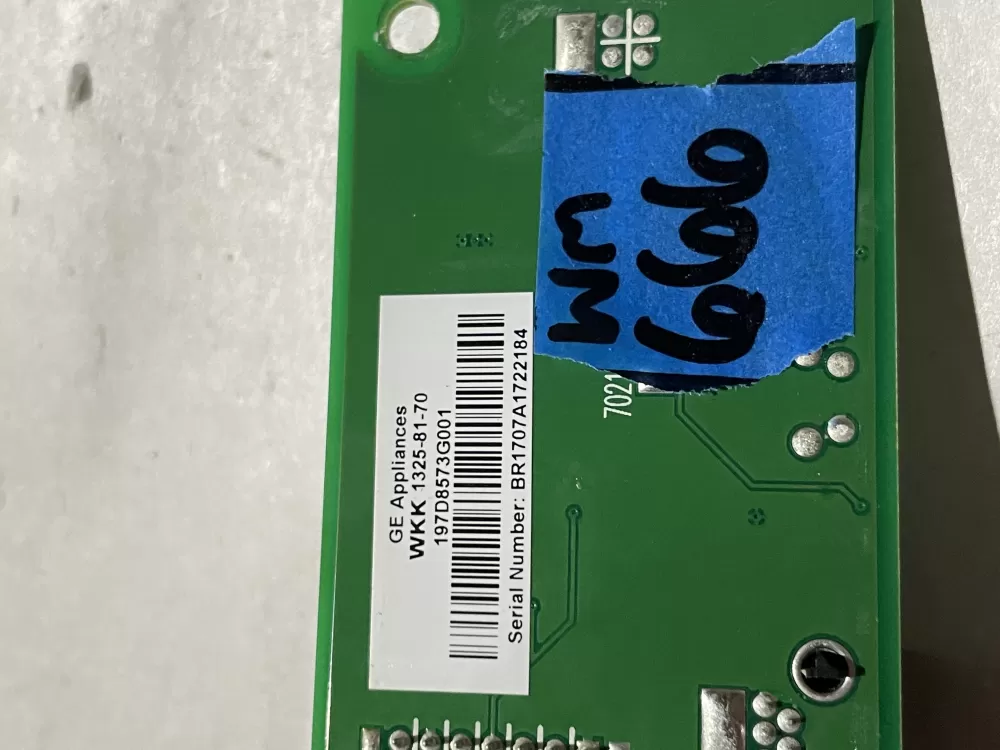 GE 197D8573G001 Refrigerator Control Board Humidity