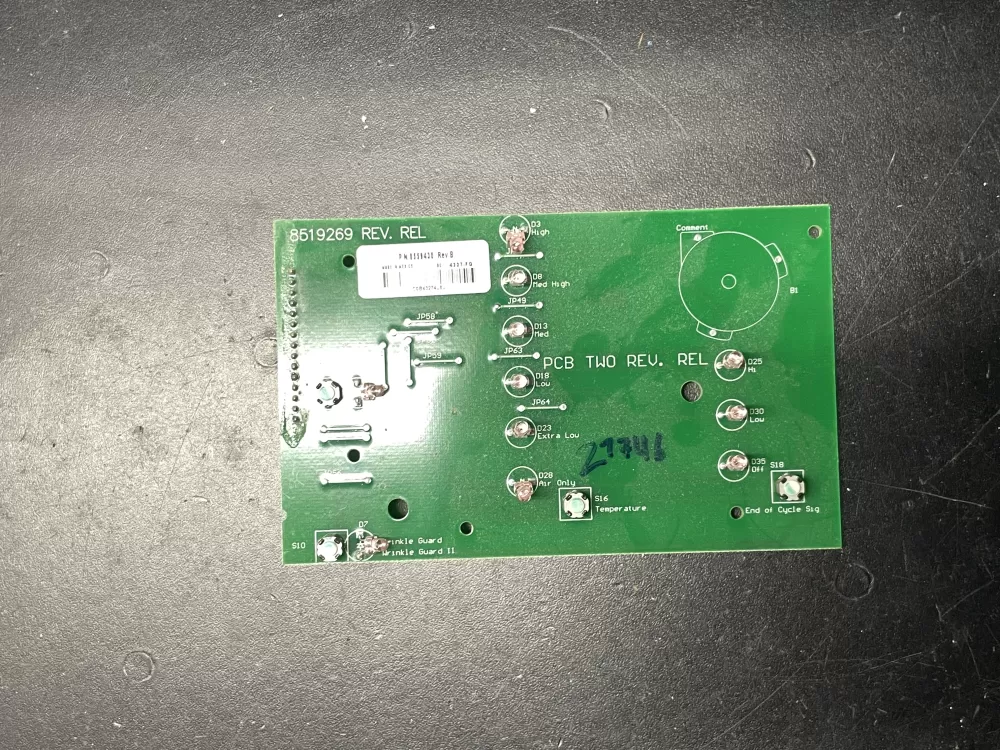 Kenmore Whirlpool 8558760 8559430 Dryer Control Board AZ36566 | Wm379