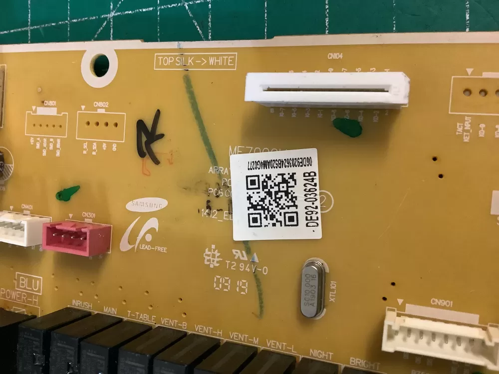 Samsung DE92-03624B DE41-00447A Microwave Main Control Board AZ226717 | NR549