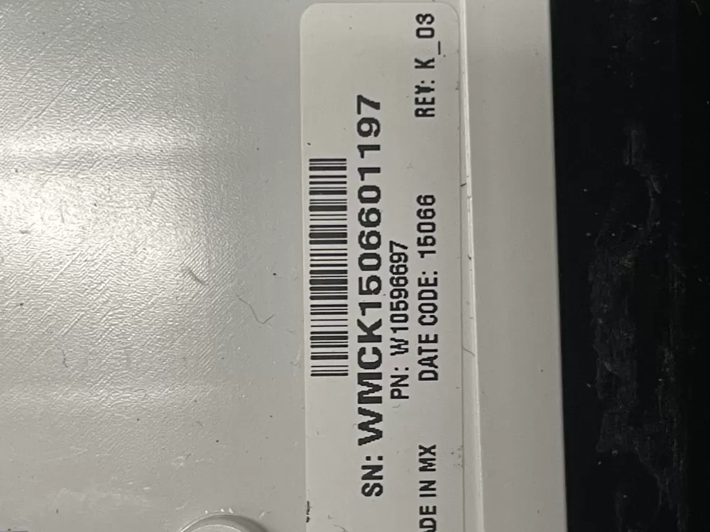 Whirlpool W10596697 W10870766 Washer Control Panel AZ16797 | WMV177