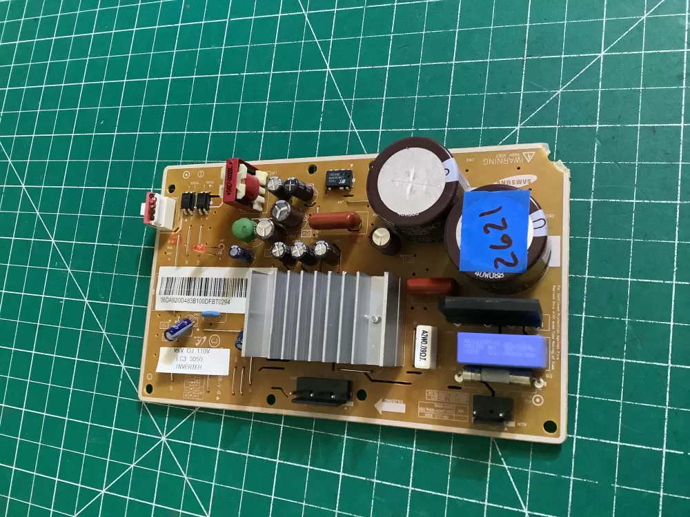 Samsung DA92-00483B Refrigerator Control Board Inverter AZ174217 | NR2621