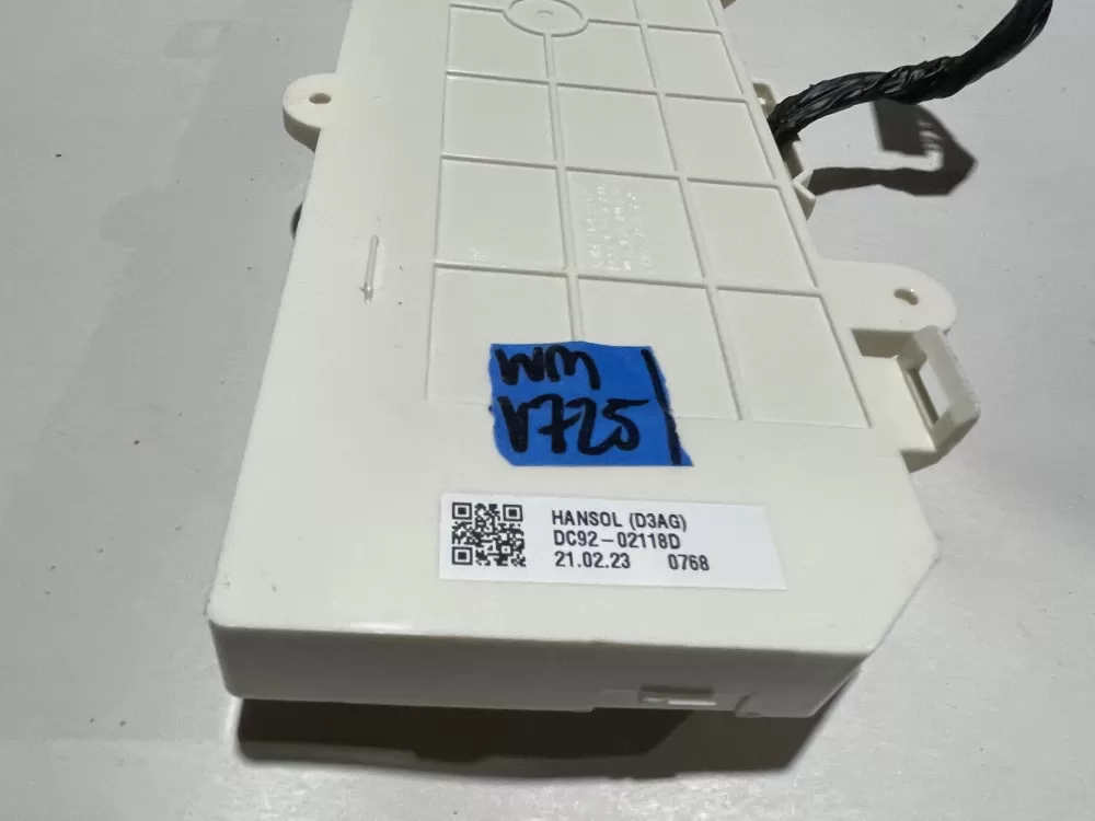 Samsung Washer DC92-02118D Main Control Board AZ125808 | Wmv725