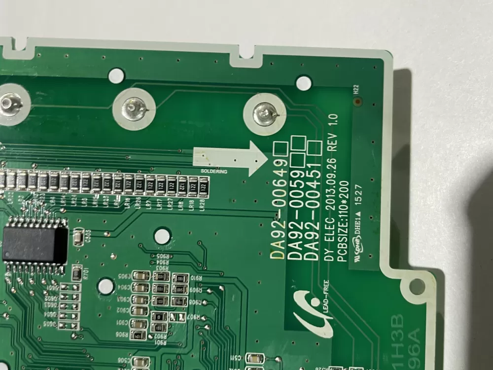 Samsung DA92 00649A Refrigerator Control Board Dispenser AZ157192 | Wm2