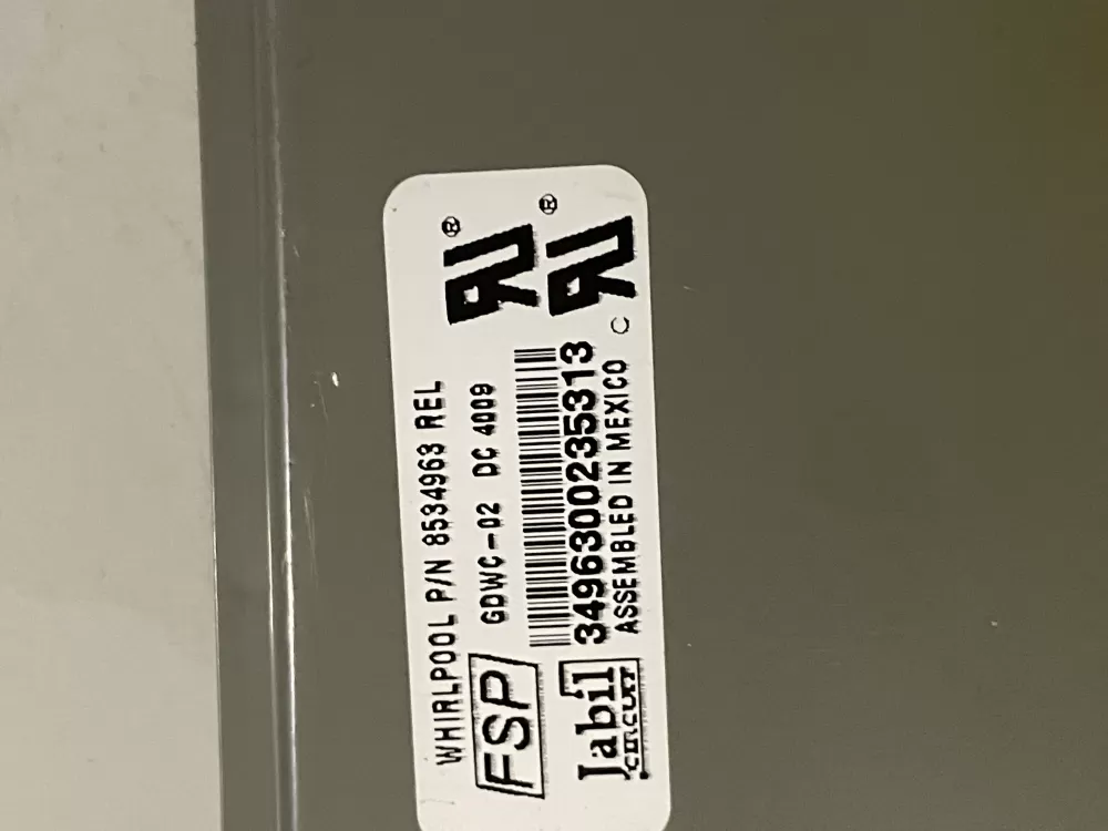 Whirlpool KitchenAid Kenmore WP8564543 Dishwasher Control Board AZ32444 | Wm143