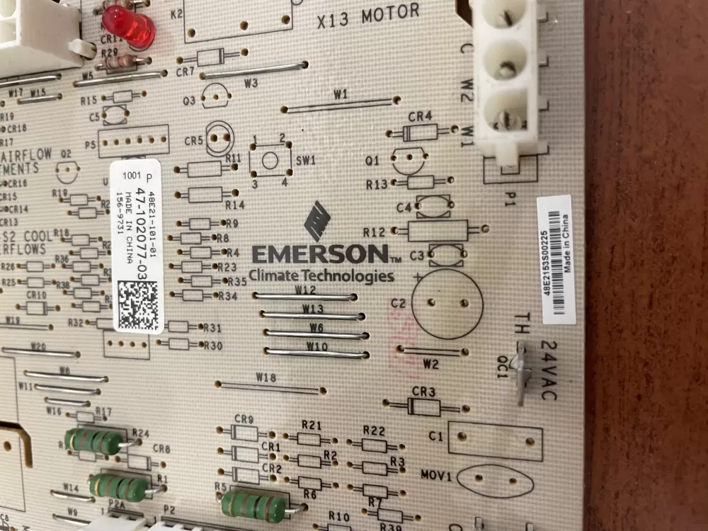 Rheem Emerson 47 102077 03 48e21 101 01  Control Board AZ55682 | KM1969