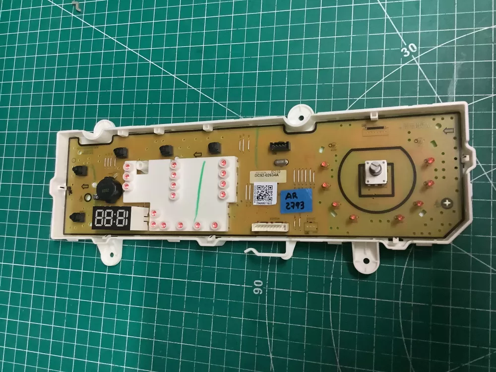 Samsung Dryer Control Board Panel Dc97-18718k AZ200166 | AR2793