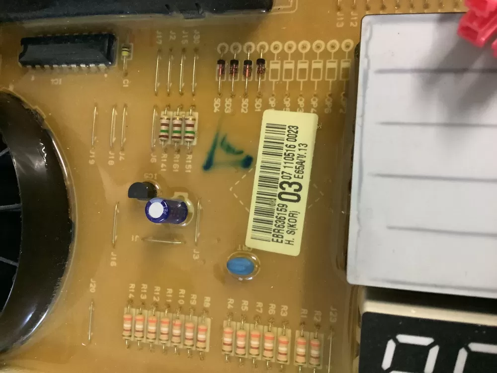 LG EAX61170502 EAX61298601 Ebr62707617 Dryer Control Board AZ226233 | NRV855