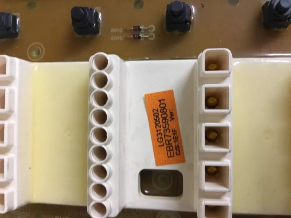 LG EBR73590801 Dryer Control Board AZ33449 | NRV367