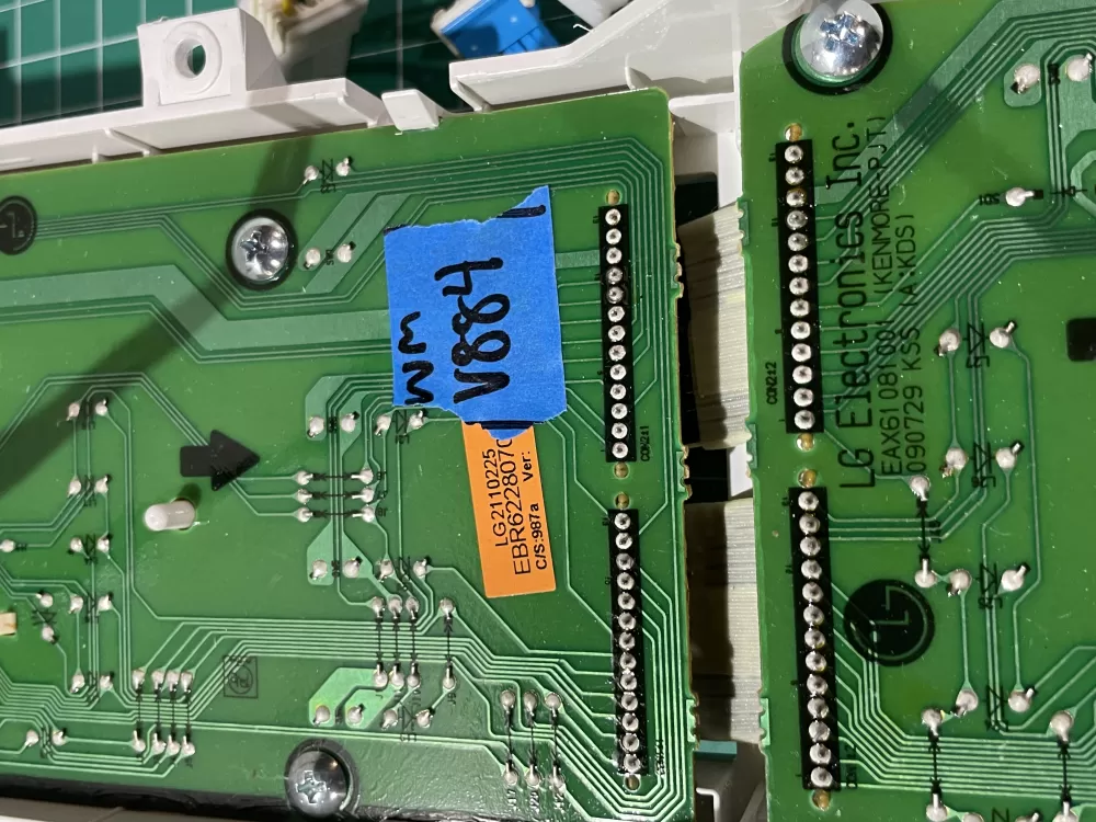Kenmore LG Whirlpool EBR62280701 Washer Control Board AZ193323 | Wmv884