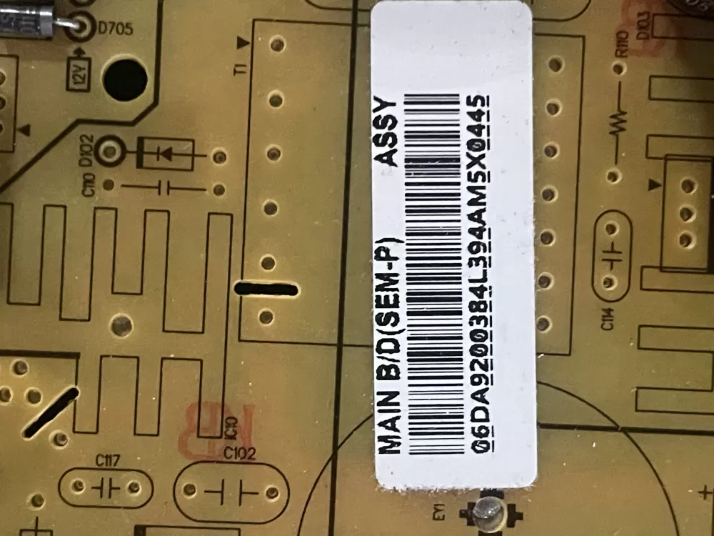 Samsung DA92 00384L DA9200384L Refrigerator Control Board AZ24691 | WM436