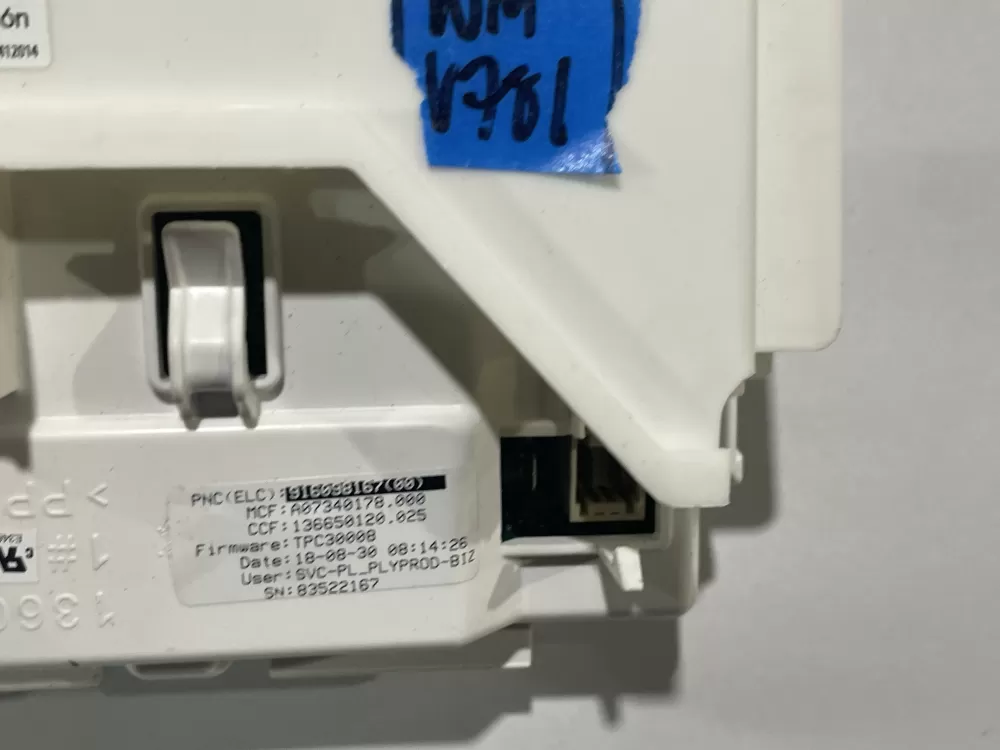 Electrolux 136006438 Dryer Control Board AZ165709 | Wmv781